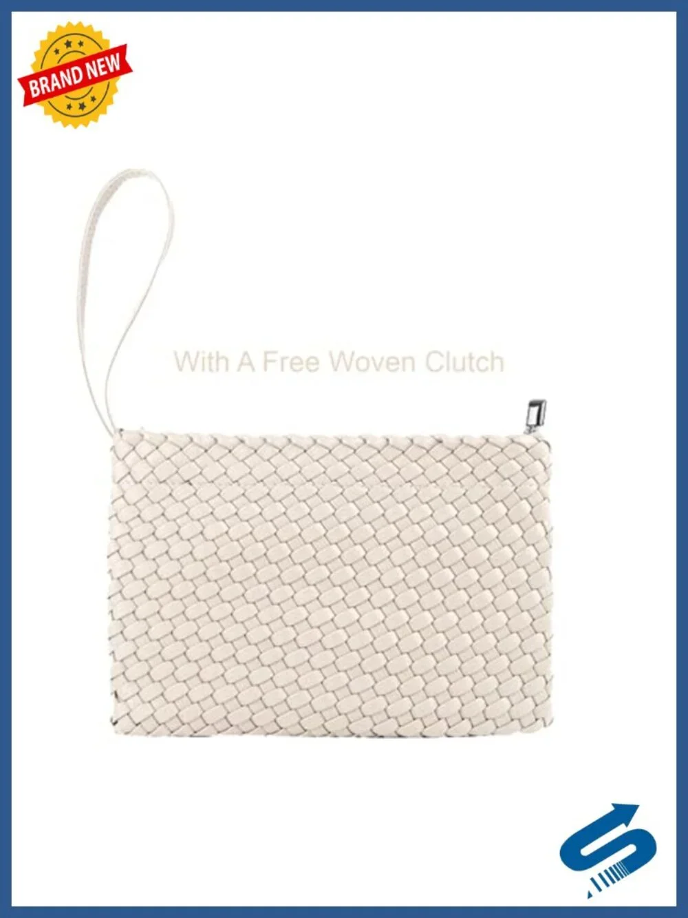 Woven Vegan Leather Tote Bag | Handmade Summer Travel Purse